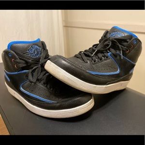 Nike Air Jordan 2 II Retro Raheem Blue Black 9